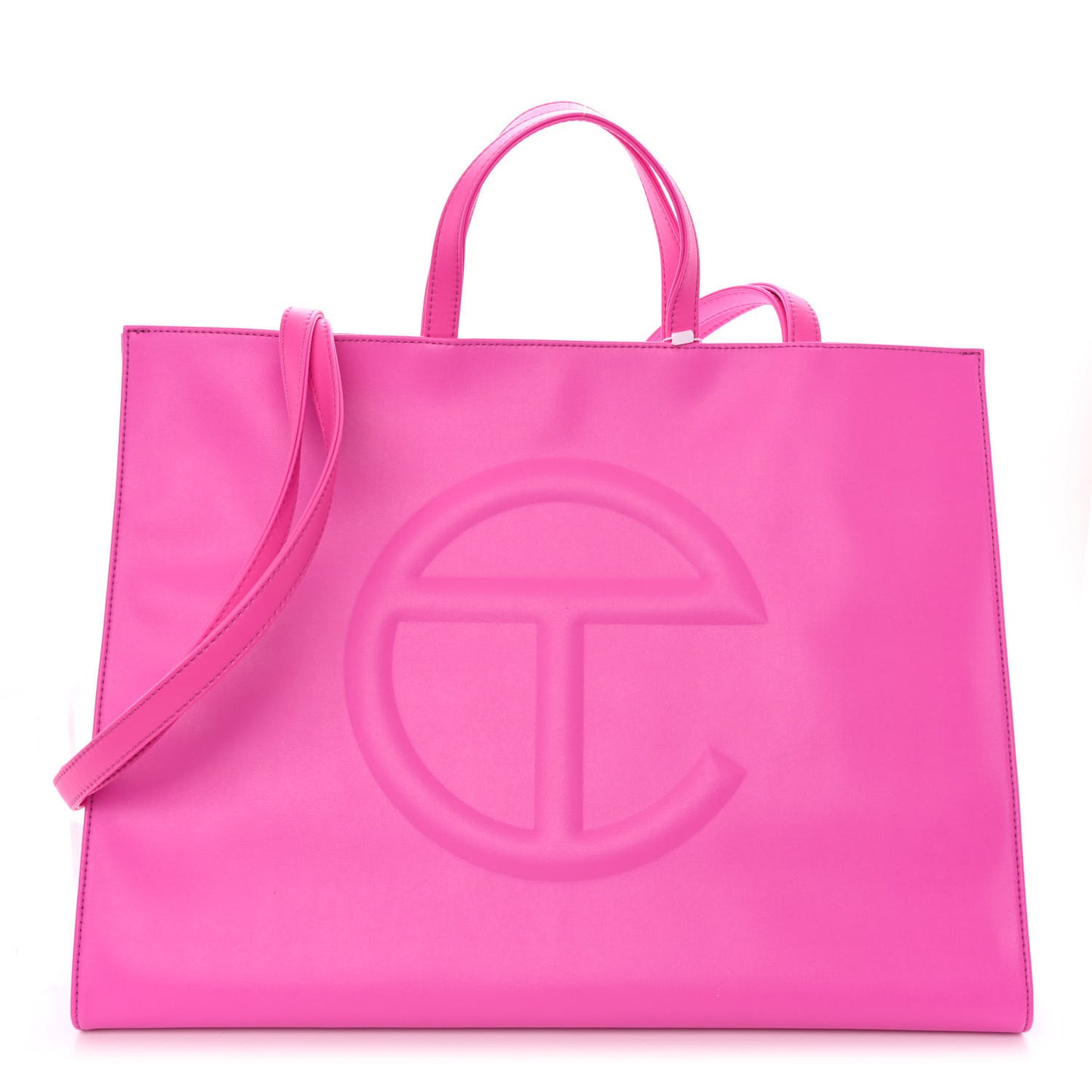 Vegan Leather Large Shopping Bag Azalea