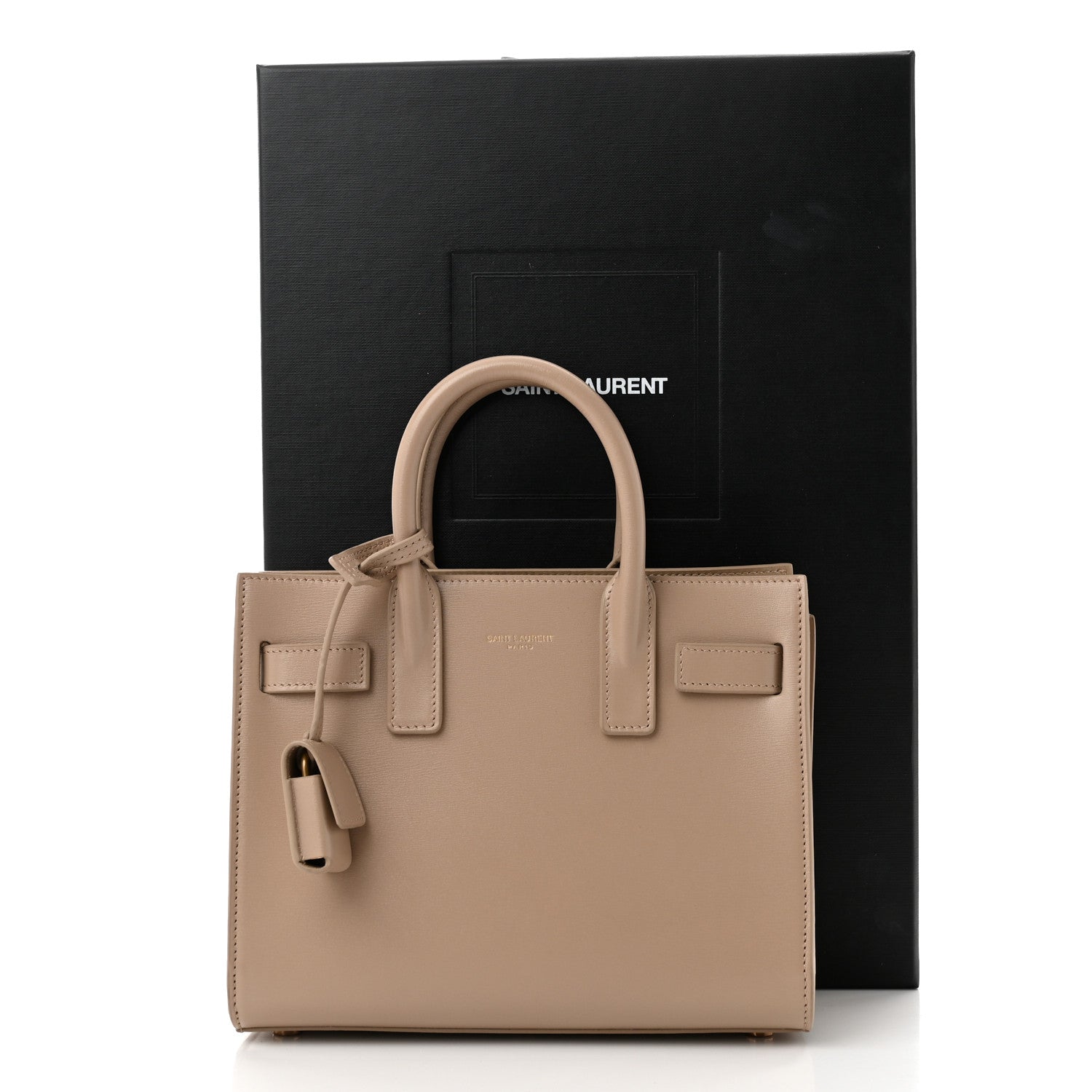 Saint Laurent Calfskin Nano Sac De Jour Beige 11 of 11