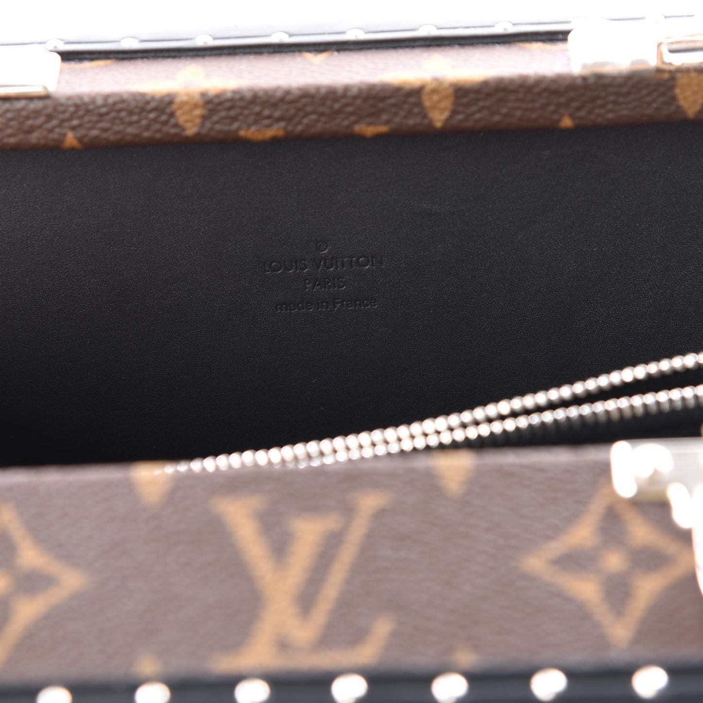 Monogram Macassar Clutch Box