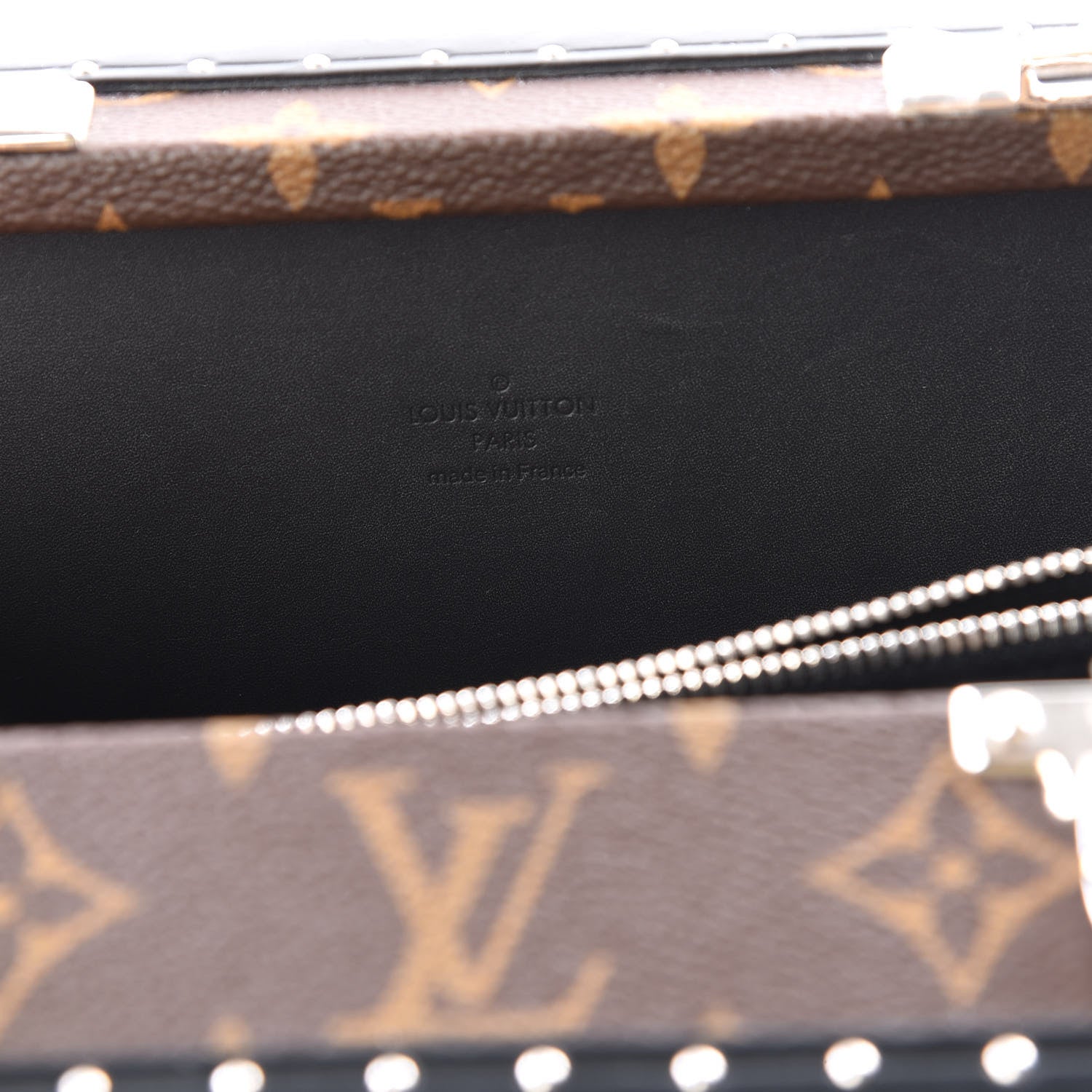 Louis Vuitton Monogram Macassar Clutch Box 9 of 11