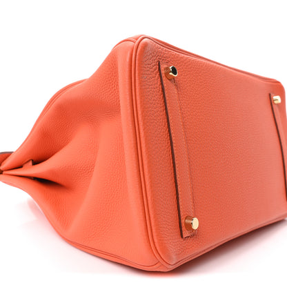 Hermes Togo Birkin 35 Orange 9 of 10