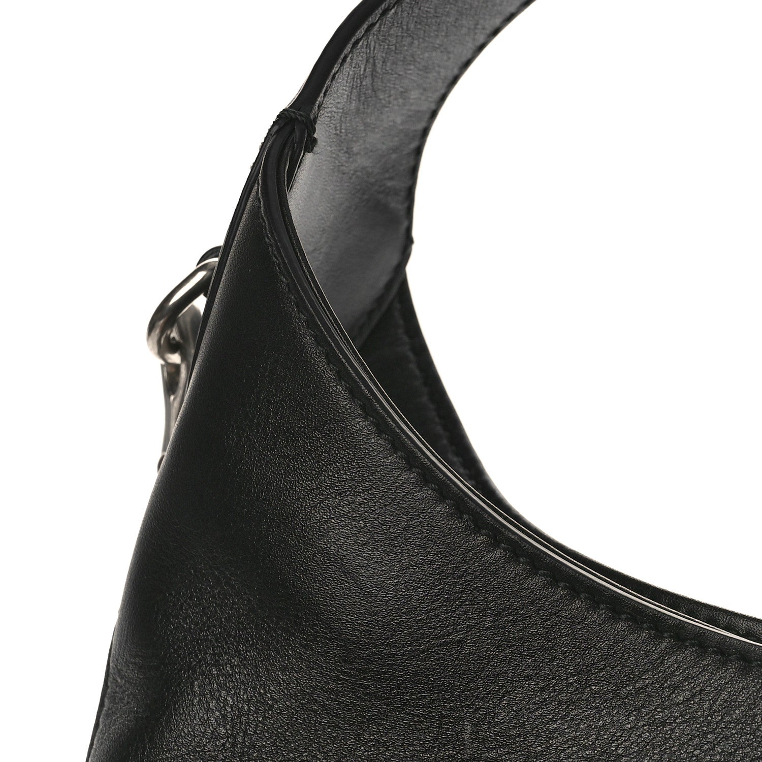 Gucci Calfskin Web Dog Embroidered Medium Dionysus Hobo Black 11 of 11