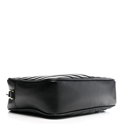 Saint Laurent Calfskin Matelasse Monogram Lou Camera Bag Black 4 of 10