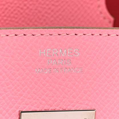 Hermes Epsom Birkin 30 Rose Confetti 6 of 10