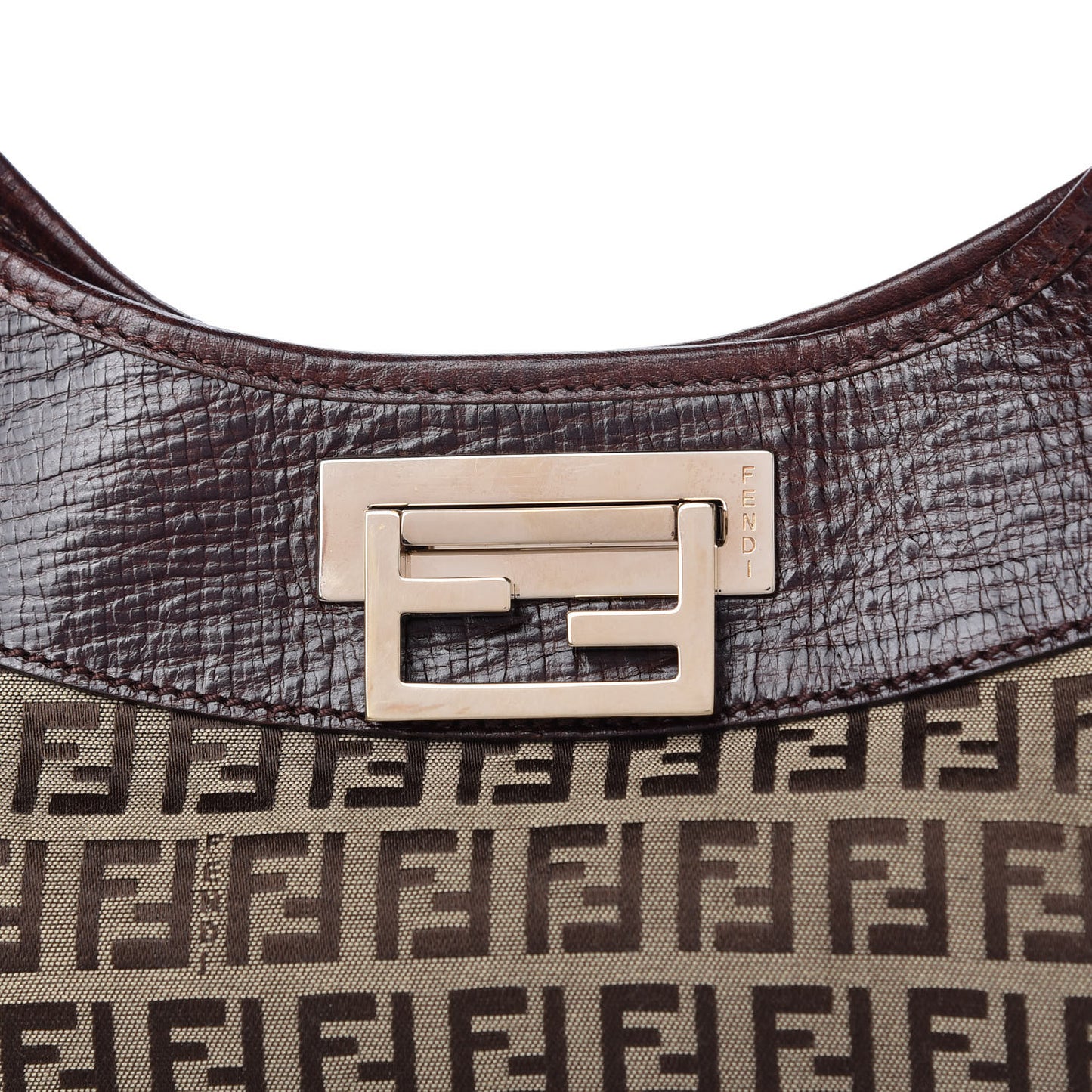Zucchino Vitello Clip Hobo Mogano Panna Bruciato