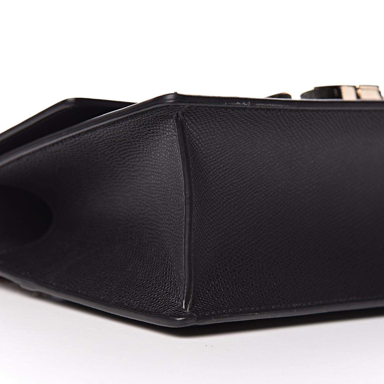 Christian Dior Grained Calfskin Embossed 30 Montaigne Chain Flap Bag Black 8 of 10