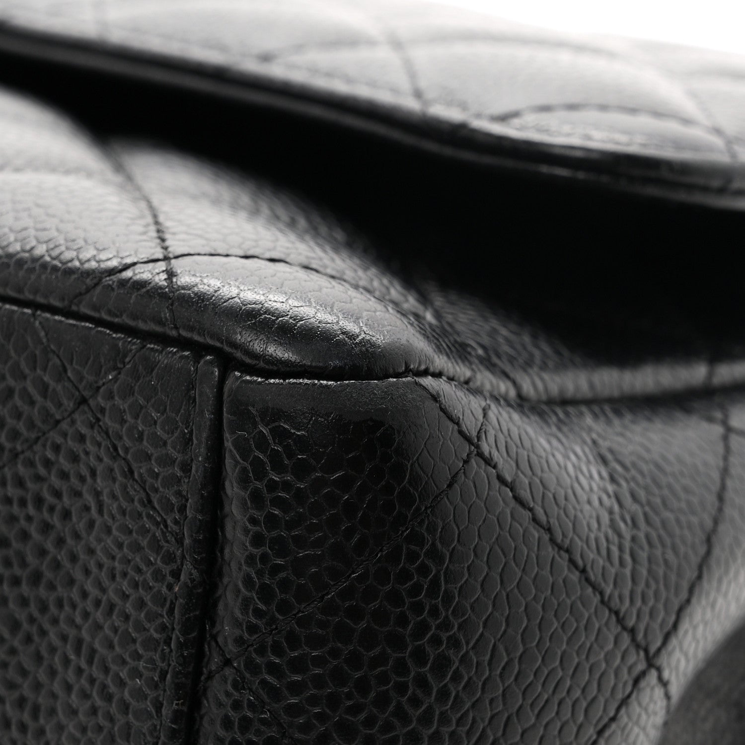 Chanel Caviar Quilted Maxi Double Flap Black 11 of 12