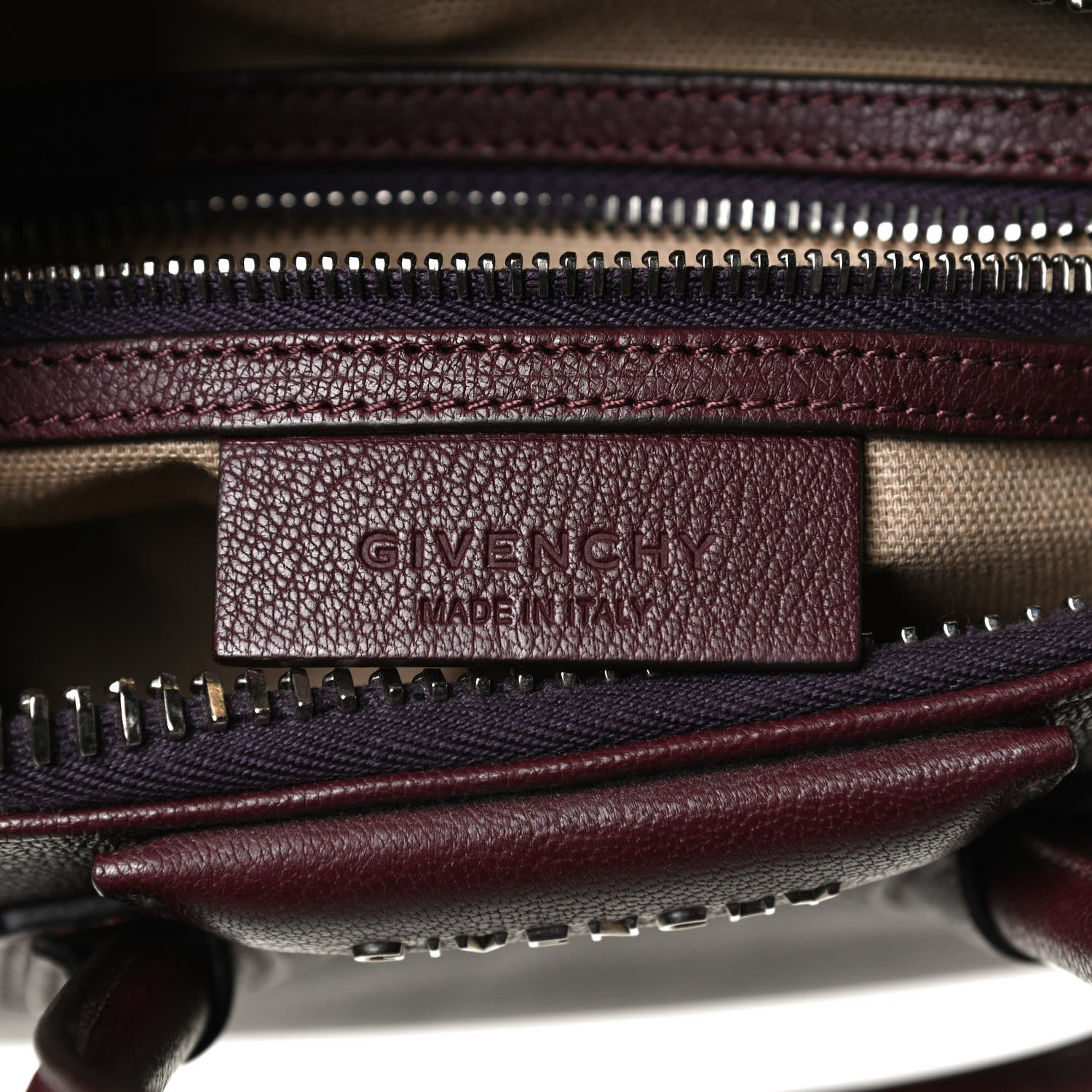Givenchy Sugar Goatskin Mini Antigona Oxblood 5 of 11