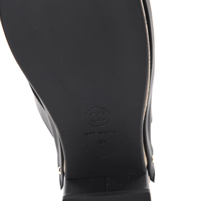 Chanel Calfskin CC Turn Lock Clog 39 Black 7 of 9