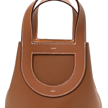 Hermes Taurillon Clemence Swift In-The-Loop 18 Bag Gold 8 of 11