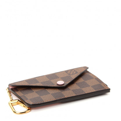 Louis Vuitton Damier Ebene Recto Verso Card Holder Rose Ballerine 4 of 7