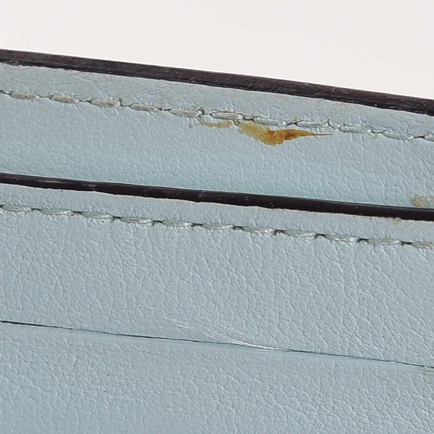 Christian Dior Smooth Calfskin Bi-Color Diorissimo Wallet Jaune Fluo 8 of 10
