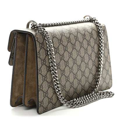 Gucci GG Supreme Monogram Small Dionysus Shoulder Bag Taupe 3 of 10