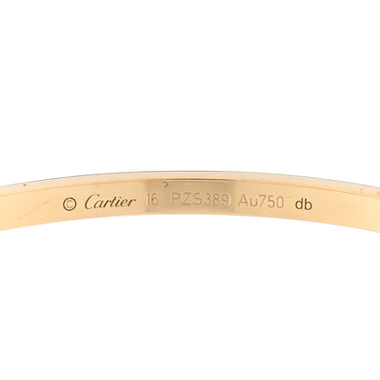 Cartier 18K Yellow Gold Small LOVE Bracelet 16 3 of 5