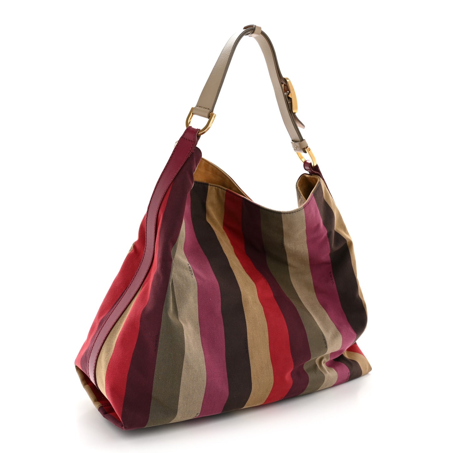 Canvas Striped Pequin Hobo Multicolor