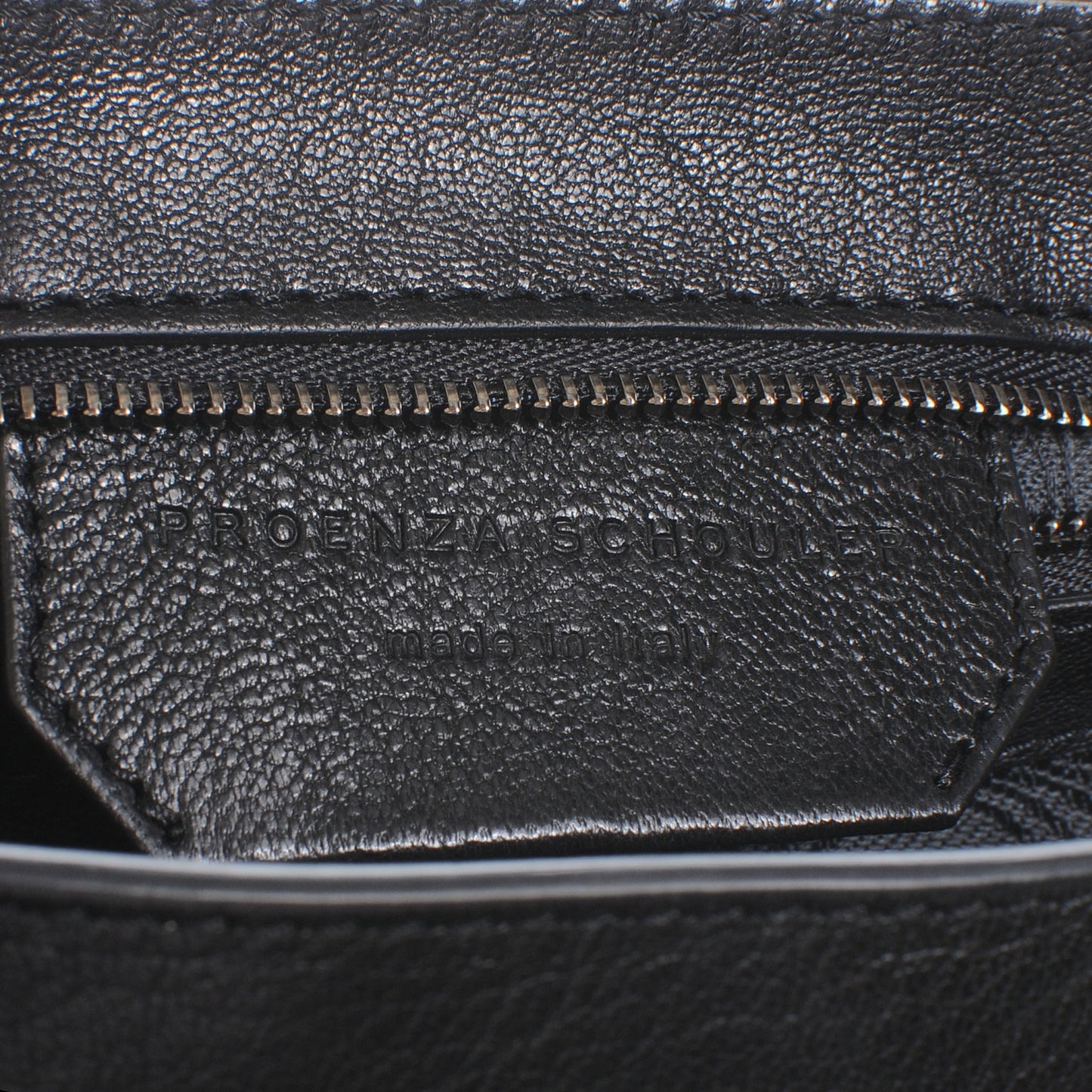 Lambskin PS1 Large Satchel Black