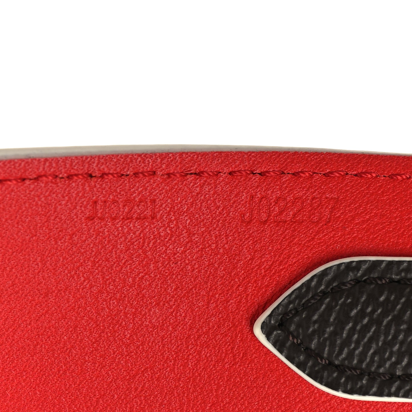 Monogram Bandouliere Shoulder Strap Red