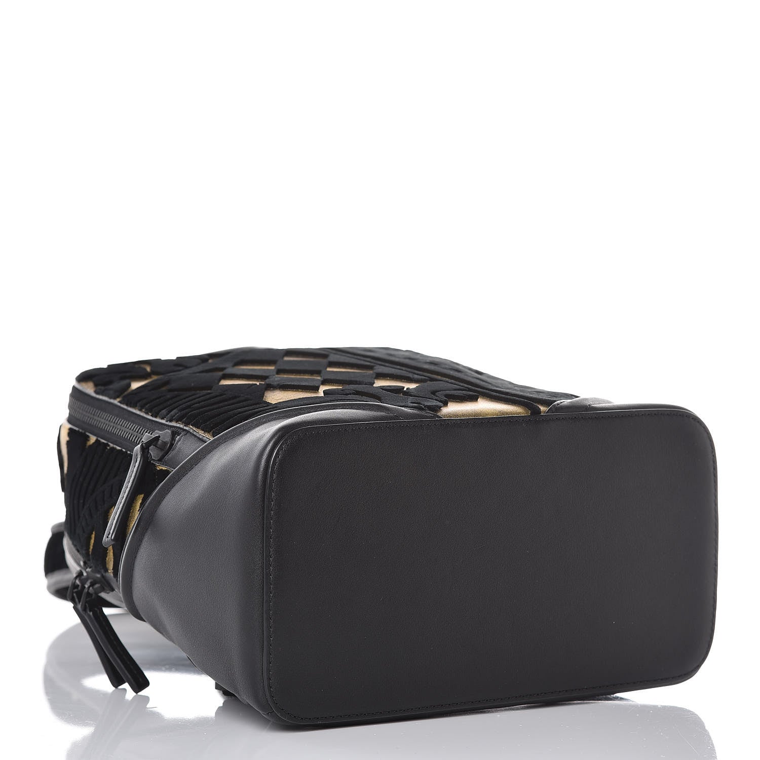 MCM Tapisserie Goatskin Small Duke Backpack Gold 4 of 16