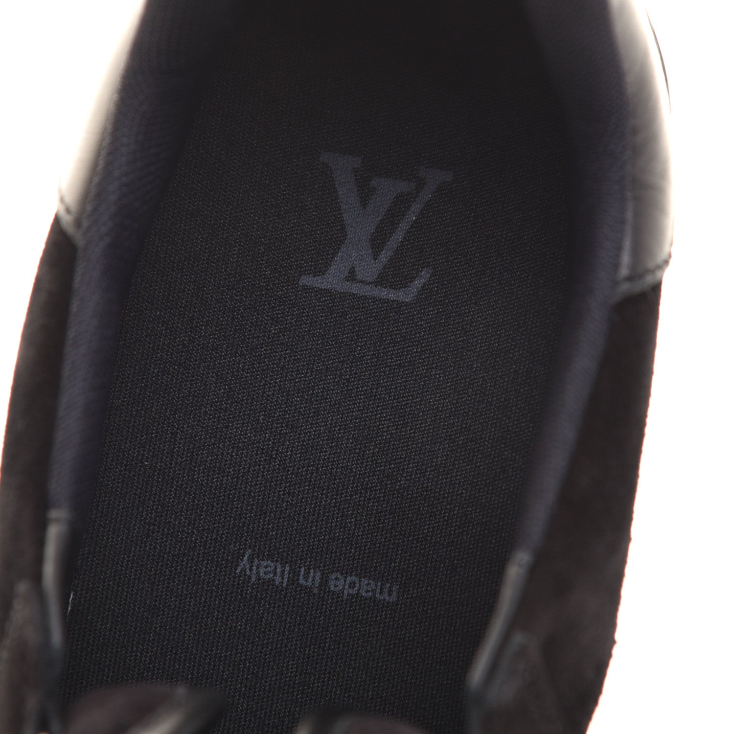 Louis Vuitton Suede Uniform Sneakers 9.5 Black 8 of 10