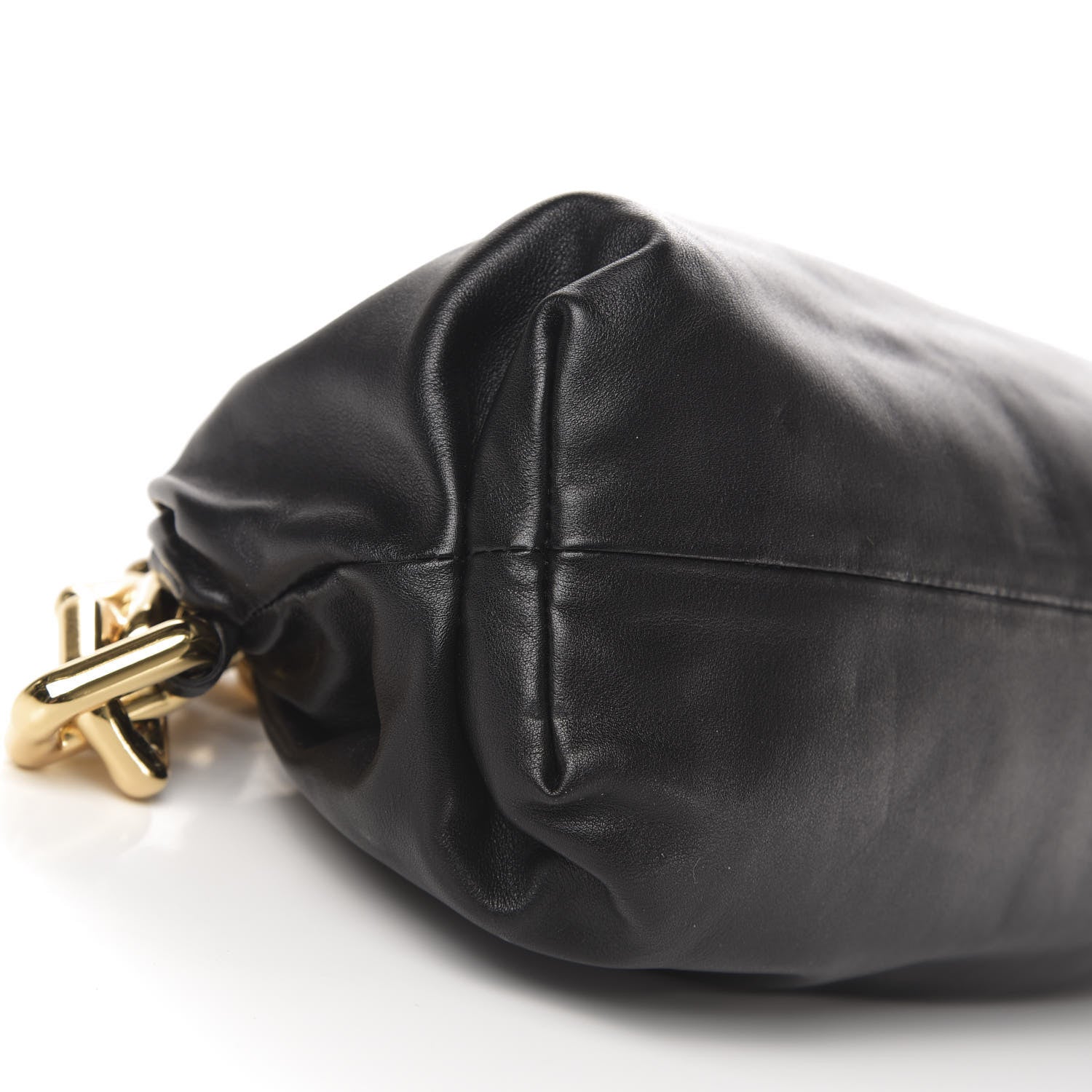 Bottega Veneta Calfskin The Pouch Chain Black 8 of 10
