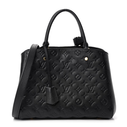 Louis Vuitton Empreinte Montaigne MM Black 1 of 16