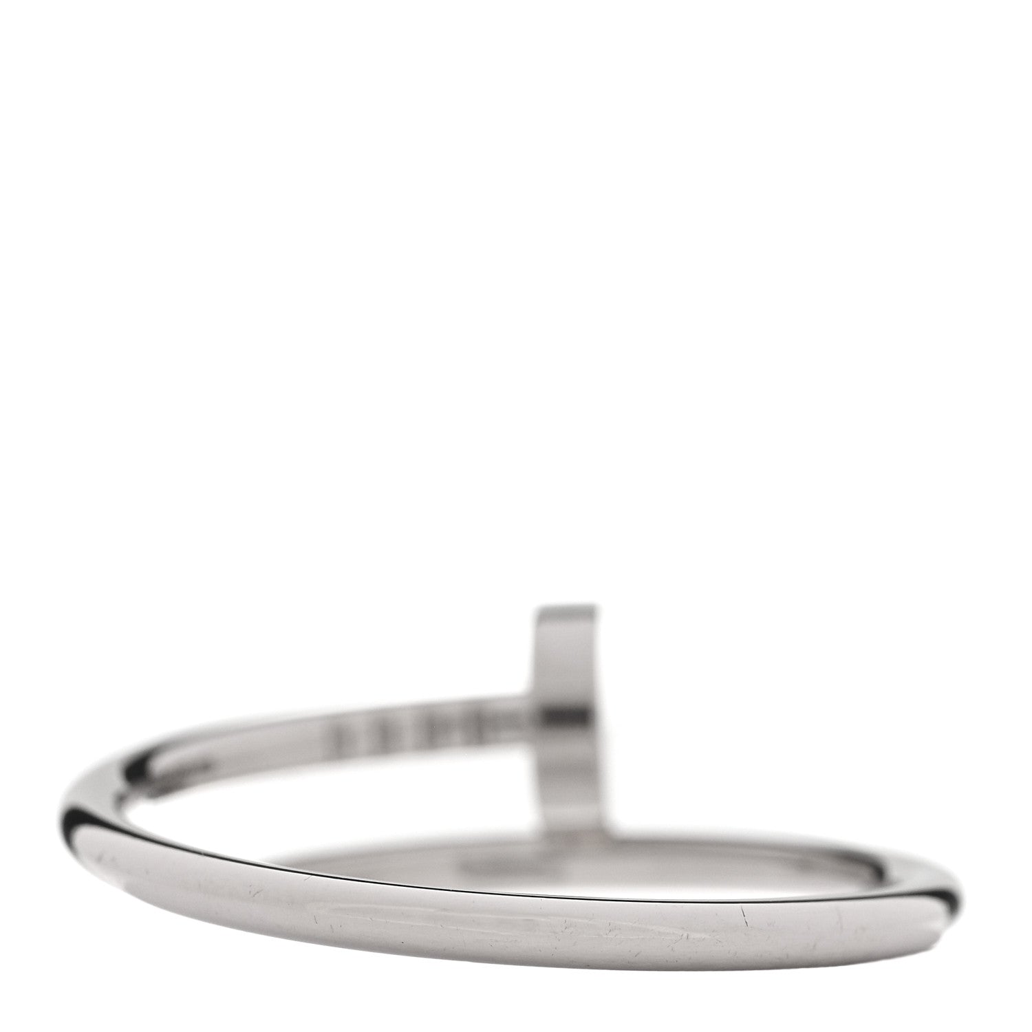 Cartier 18K White Gold Small Juste Un Clou Ring 59 8.75 3 of 6