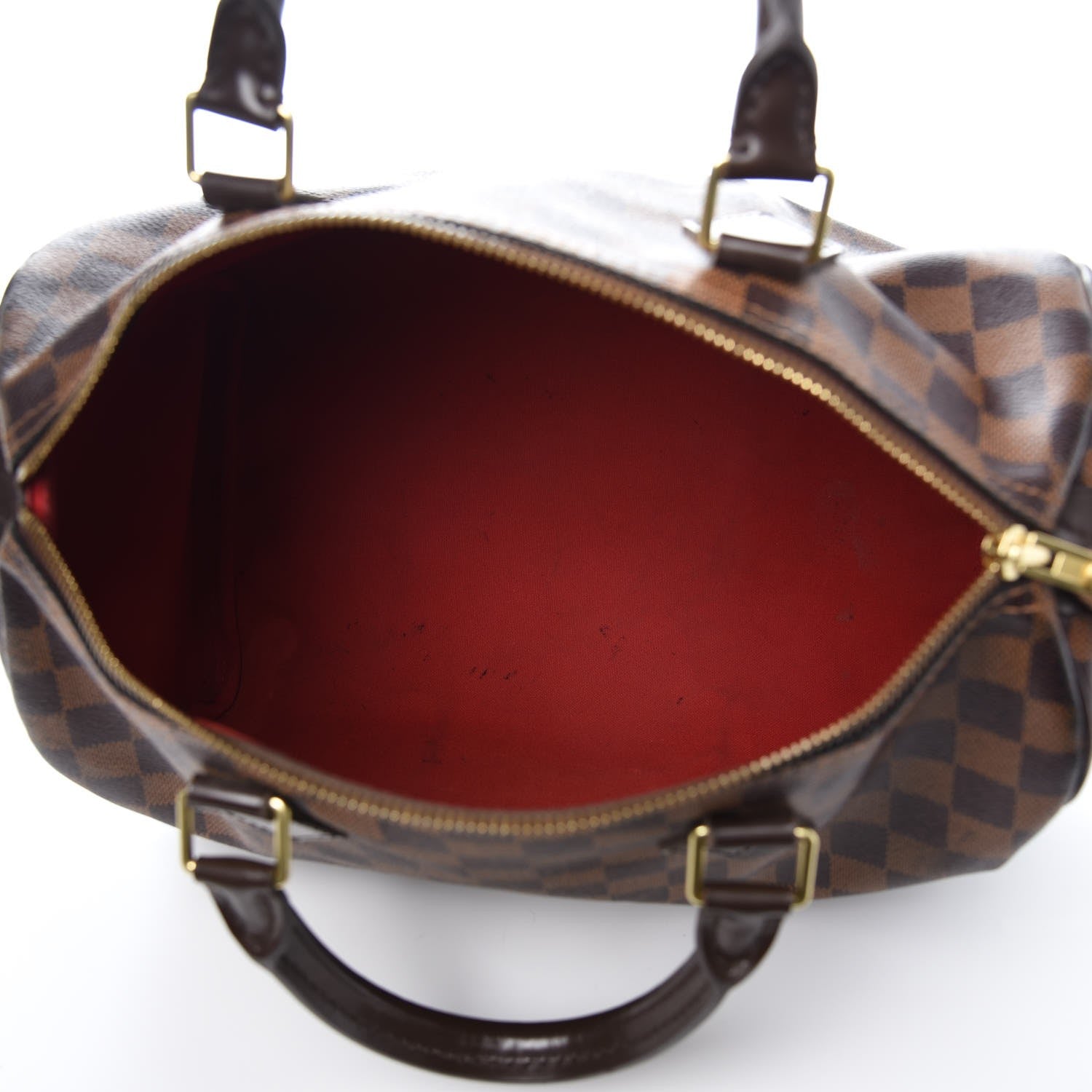 Louis Vuitton Damier Ebene Speedy 30 5 of 16