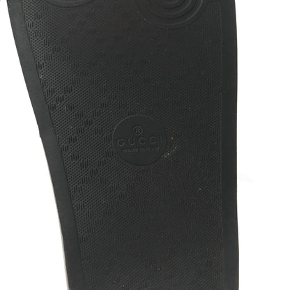 Gucci Rubber GG Monogram Perforated Womens Slide Sandals 37 Black 6 of 8
