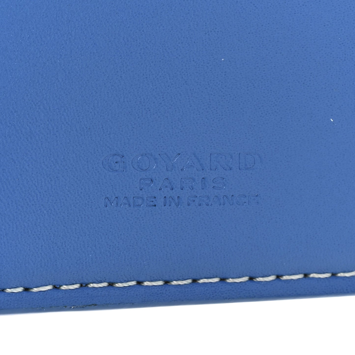 Goyardine Saint Pierre Card Holder Blue