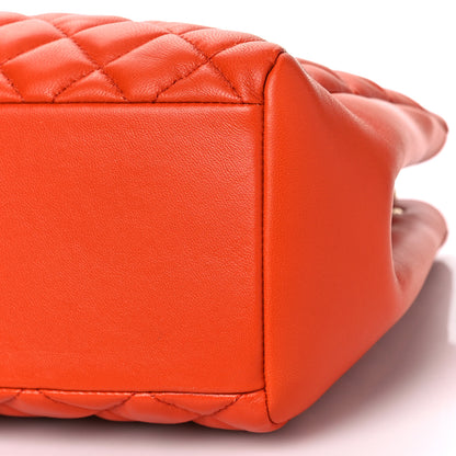 Versace Nappa Quilted Medusa Chain Shoulder Bag Orange 8 of 9