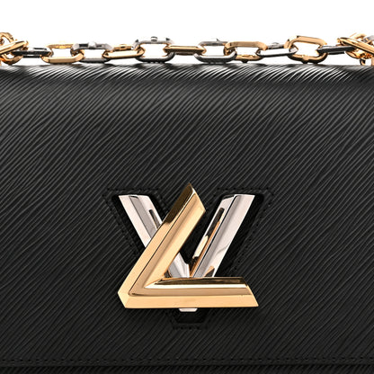 Louis Vuitton Epi Twist Shoulder Bag MM Black 7 of 9