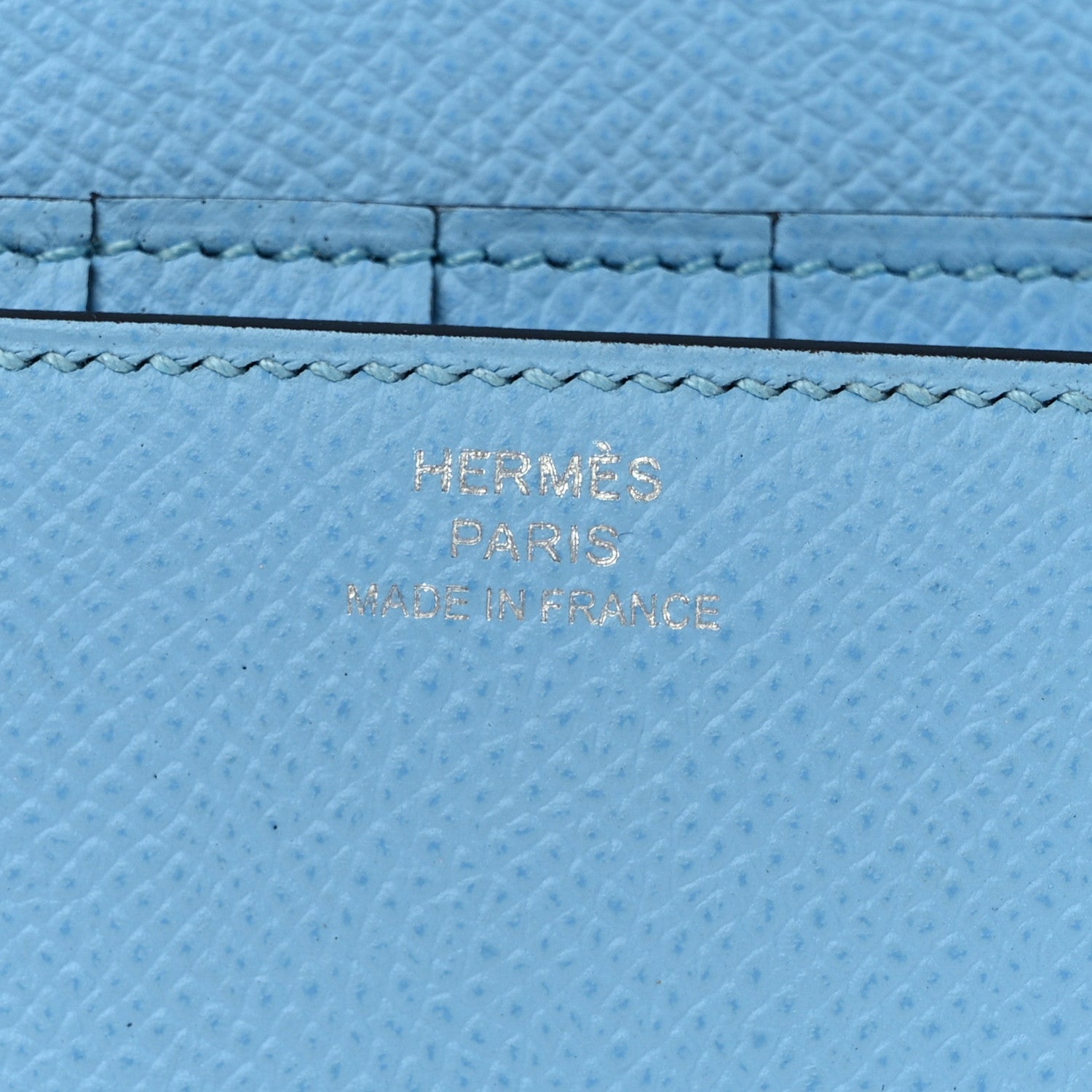 Hermes Epsom Clic 12 Wallet Celeste 7 of 9