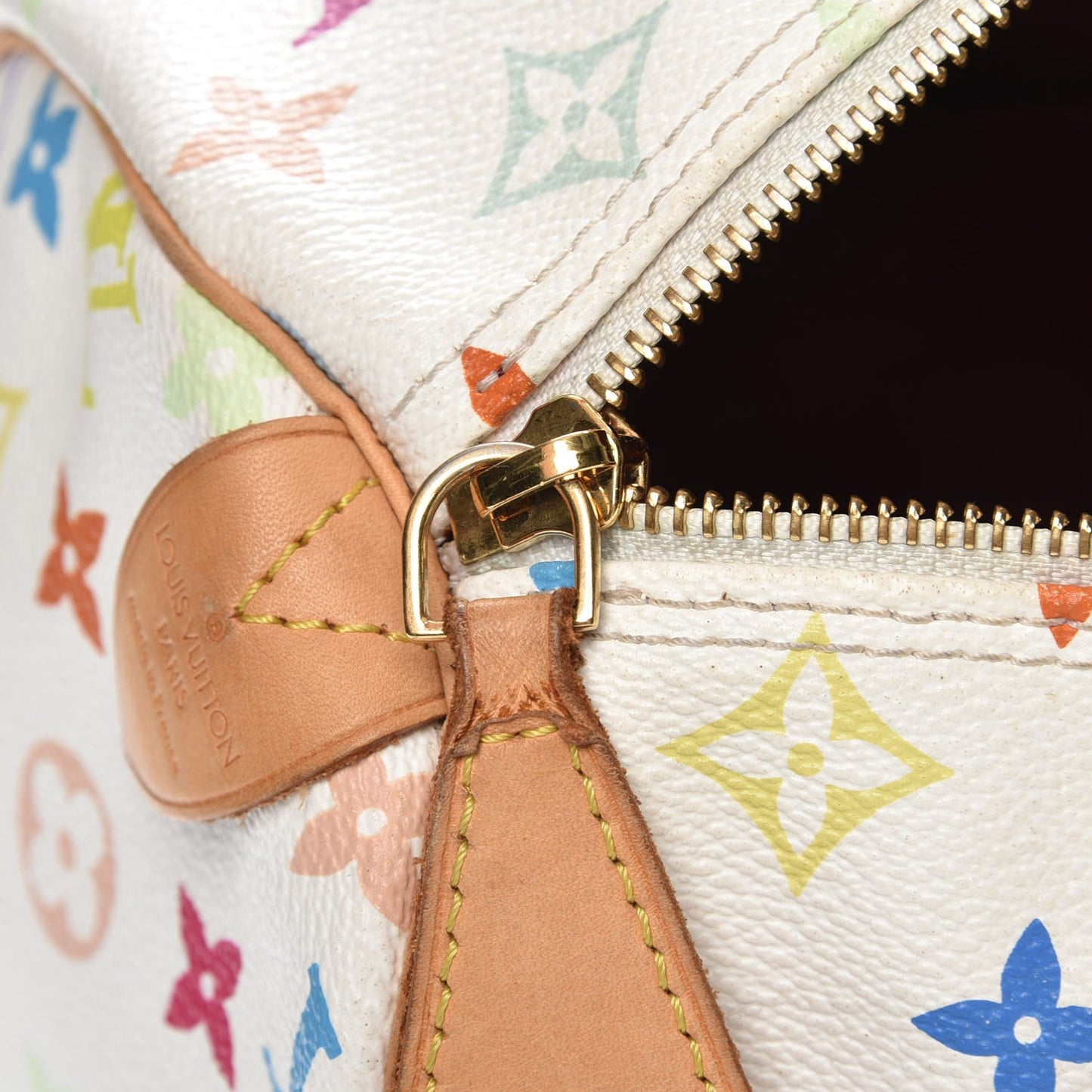 Monogram Multicolor Speedy 30 White