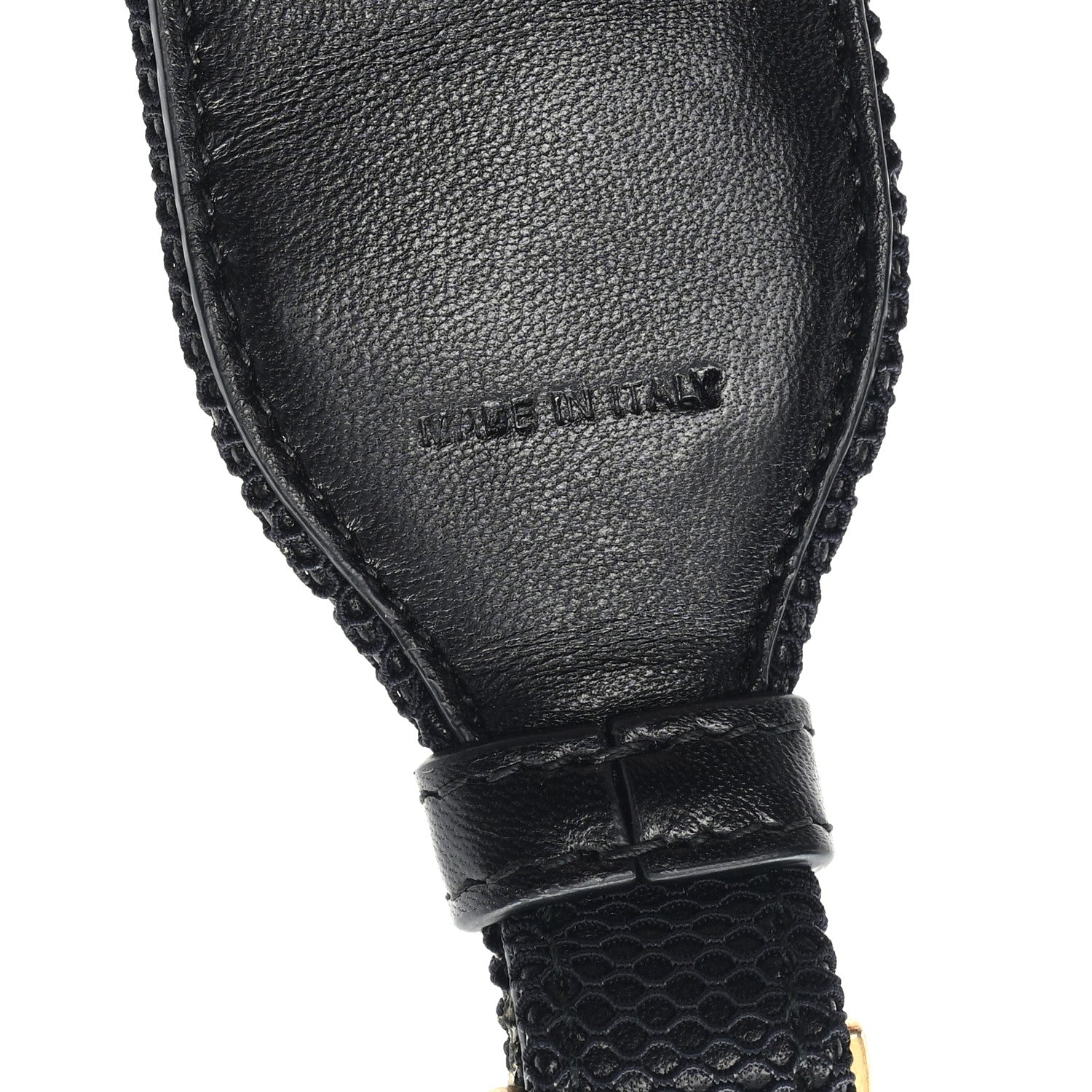 Christian Dior Lambskin Canvas Embroidered Floral Shoulder Strap Black Multicolor 4 of 4