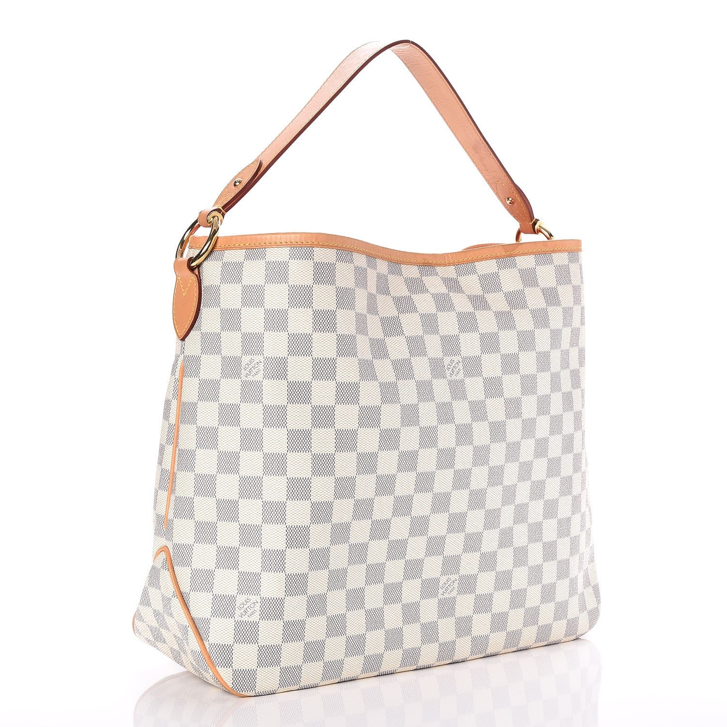 Louis Vuitton Damier Azur Delightful MM Pink 3 of 9