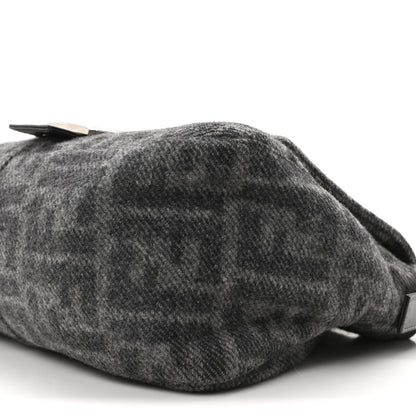 Fendi Wool Zucca Mama Baguette Grey 10 of 10