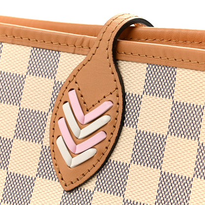 Louis Vuitton Damier Azur Braided Neverfull MM Orange 11 of 14