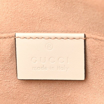 Gucci Calfskin Matelasse Small GG Marmont Chain Shoulder Bag White 6 of 11