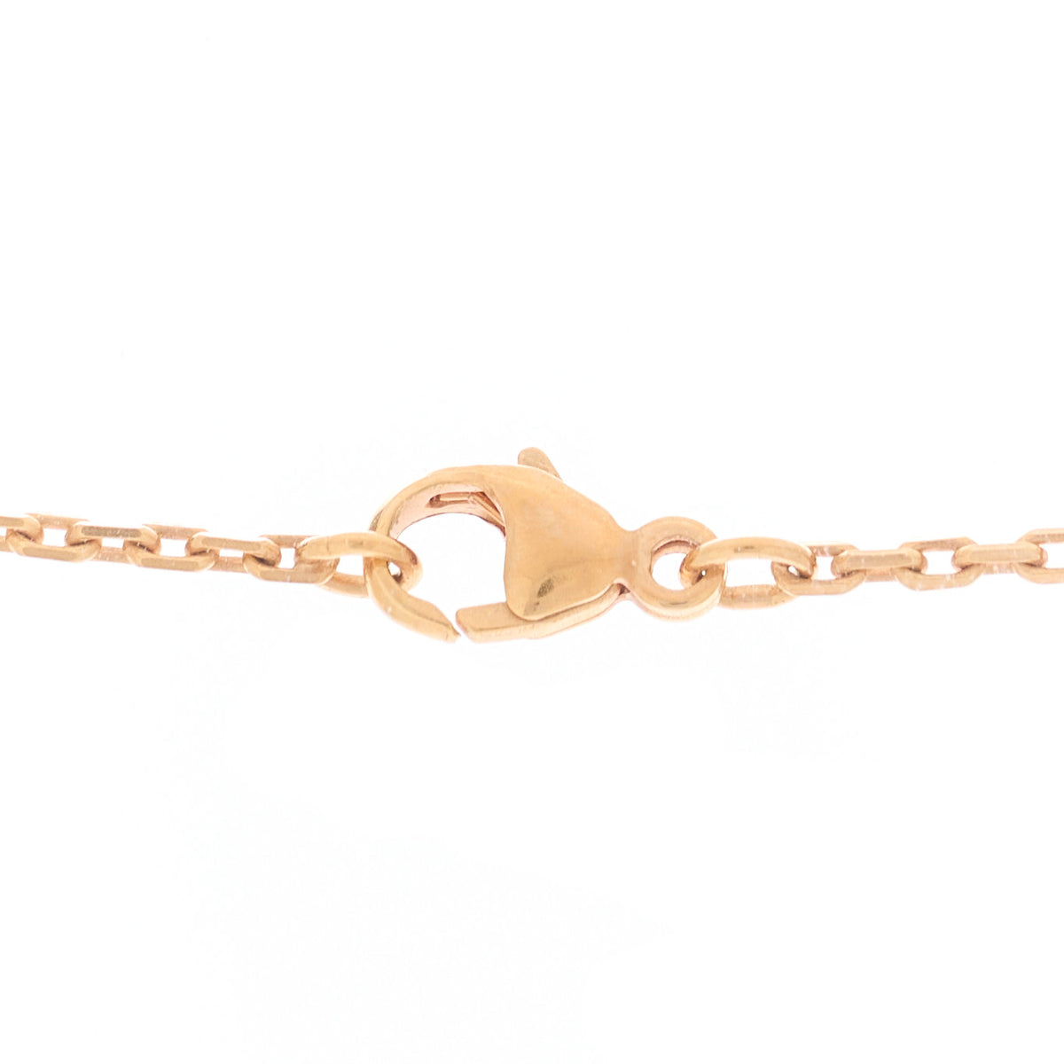 Hermes Lacquered Rose Gold Mini Pop H Pendant Necklace Marron Glace 4 of 6