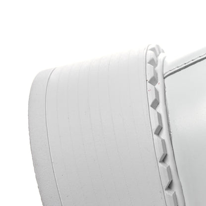 Prada Spazzolato Triangle 50mm Loafers 41 White 12 of 12
