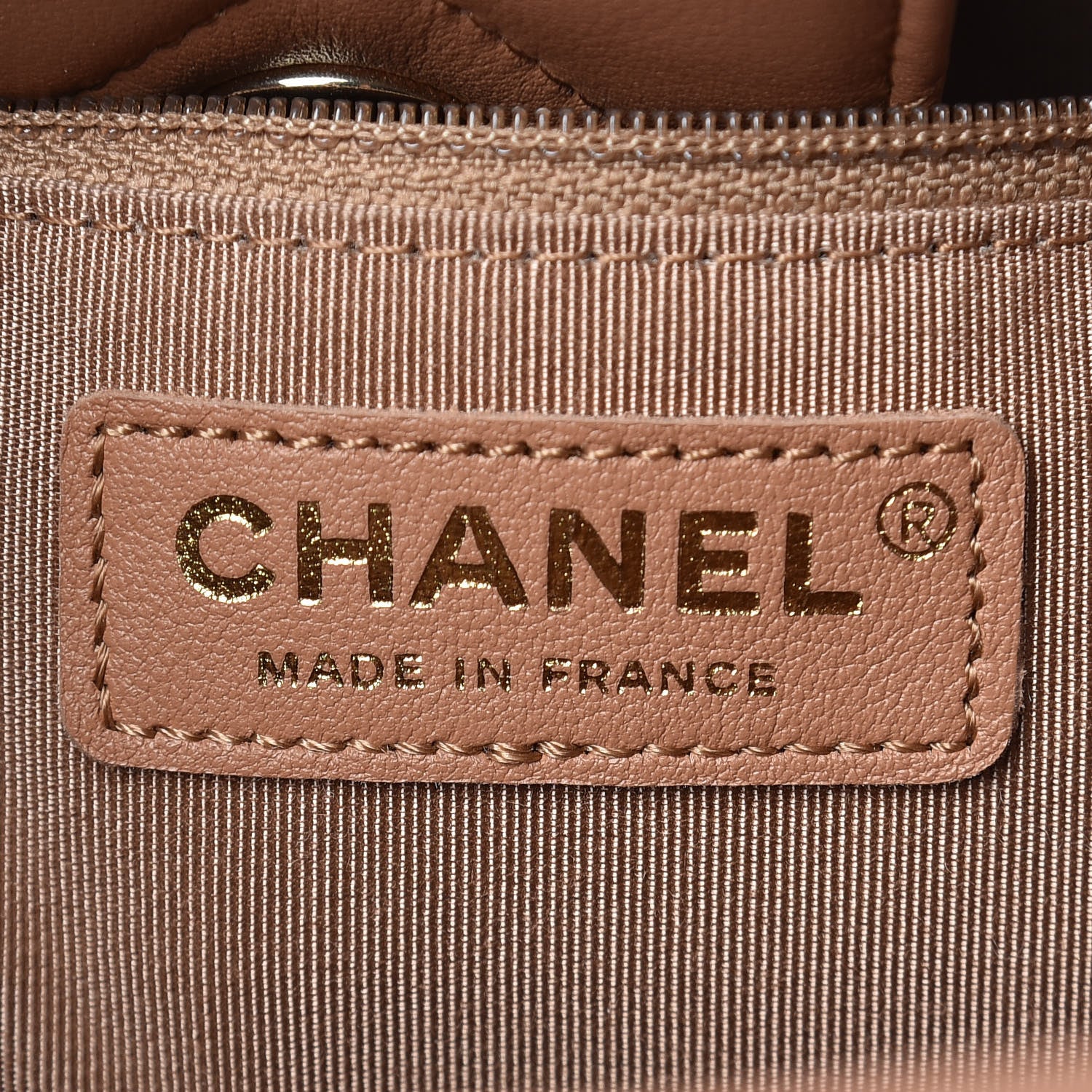 Chanel Lambskin Quilted Large Classic Shopping Tote Camel 15 of 19