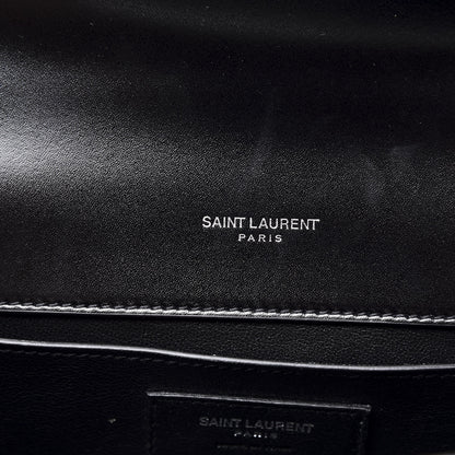 Saint Laurent Velvet Chain Wallet Black 7 of 9