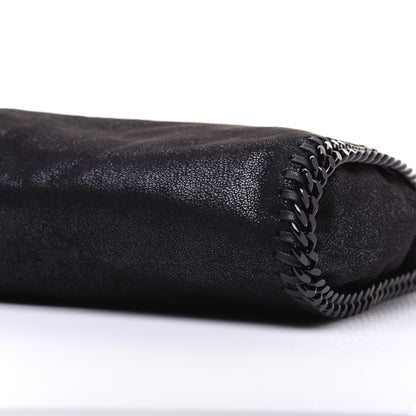 Stella McCartney Shaggy Deer Mini Falabella Fold Over Tote Black 7 of 11