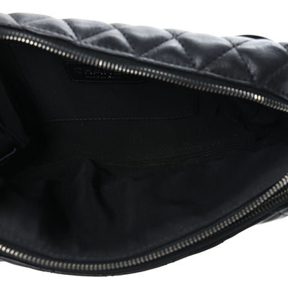 Chanel Calfskin Quilted Waist Bag Black 5 of 9