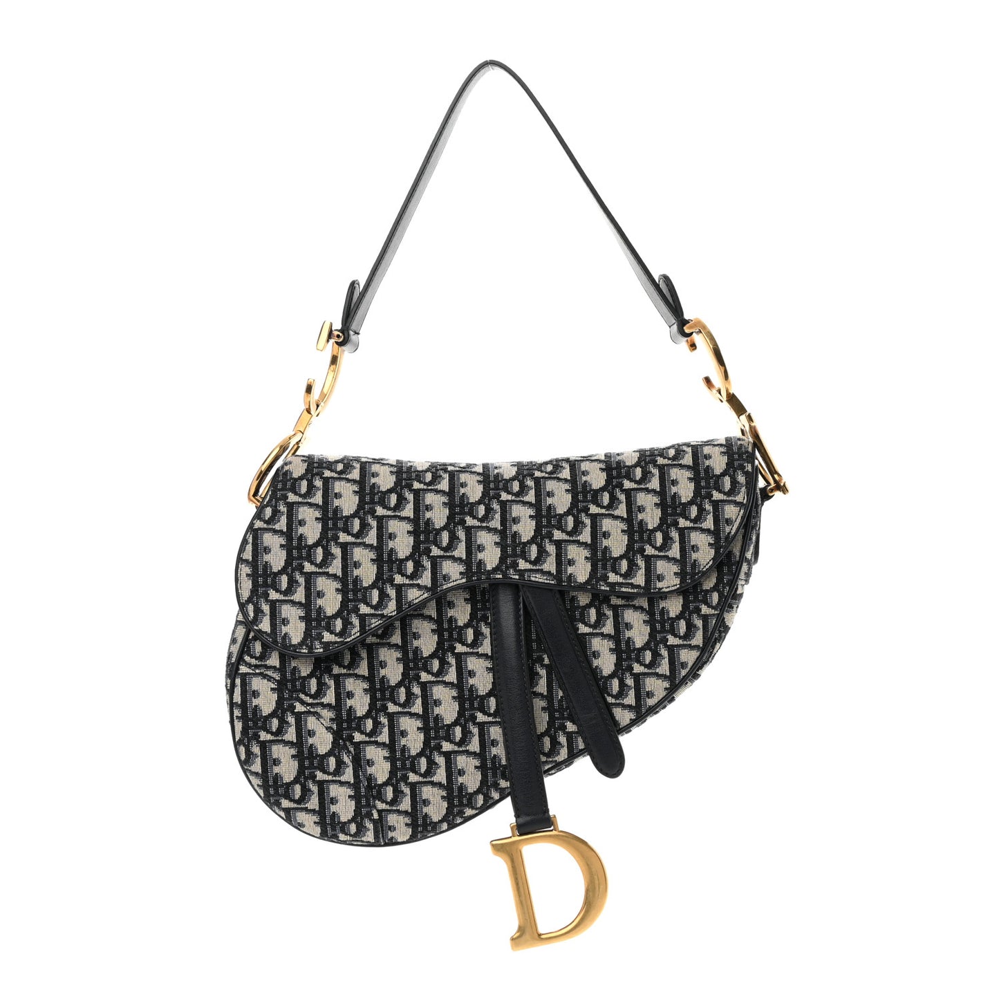 Oblique Saddle Bag Blue
