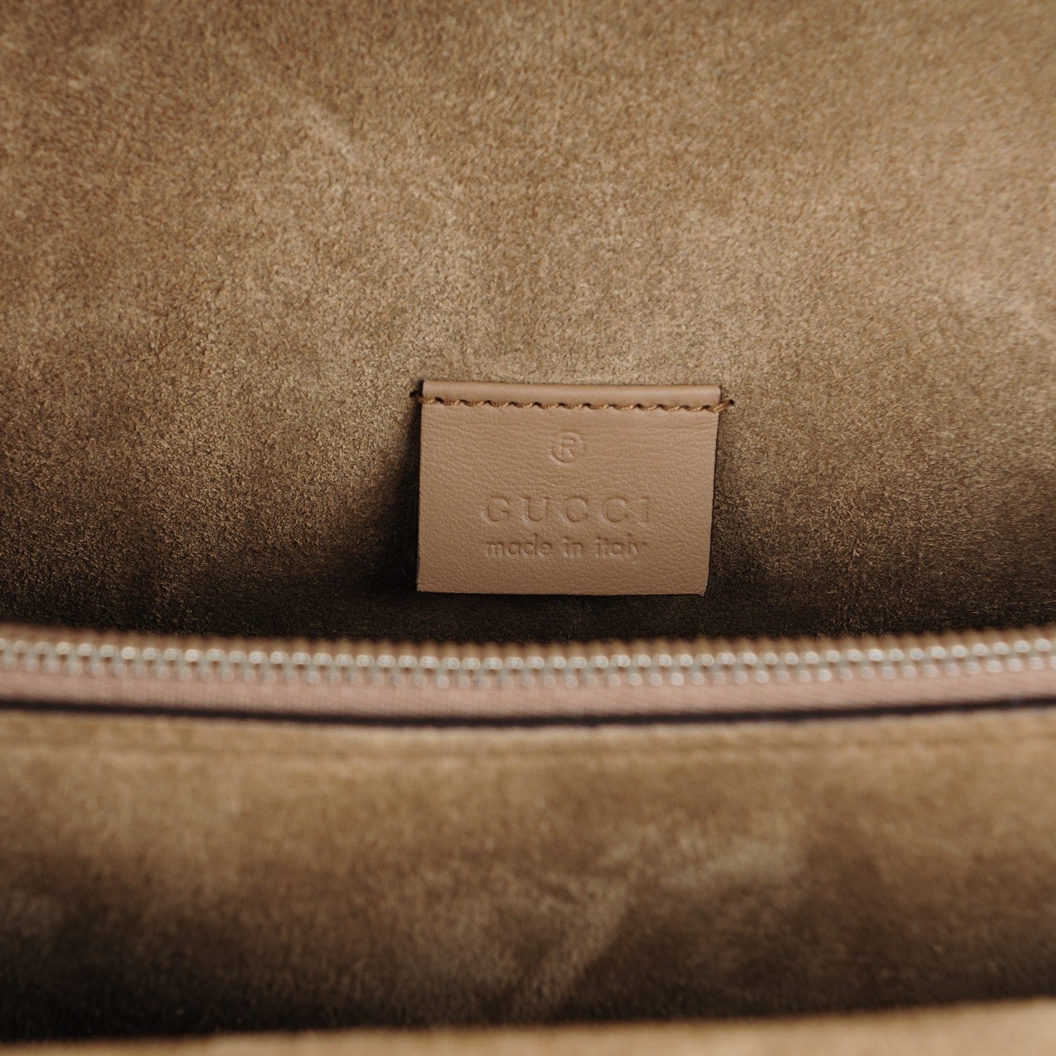 Gucci GG Supreme Monogram Medium Dionysus Shoulder Bag Taupe 6 of 7
