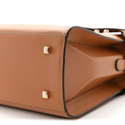 Delvaux Calfskin MM Tempete Satchel Camel 11 of 11