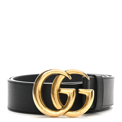 Gucci Calfskin Double G 40mm Belt 90 36 Black 1 of 8