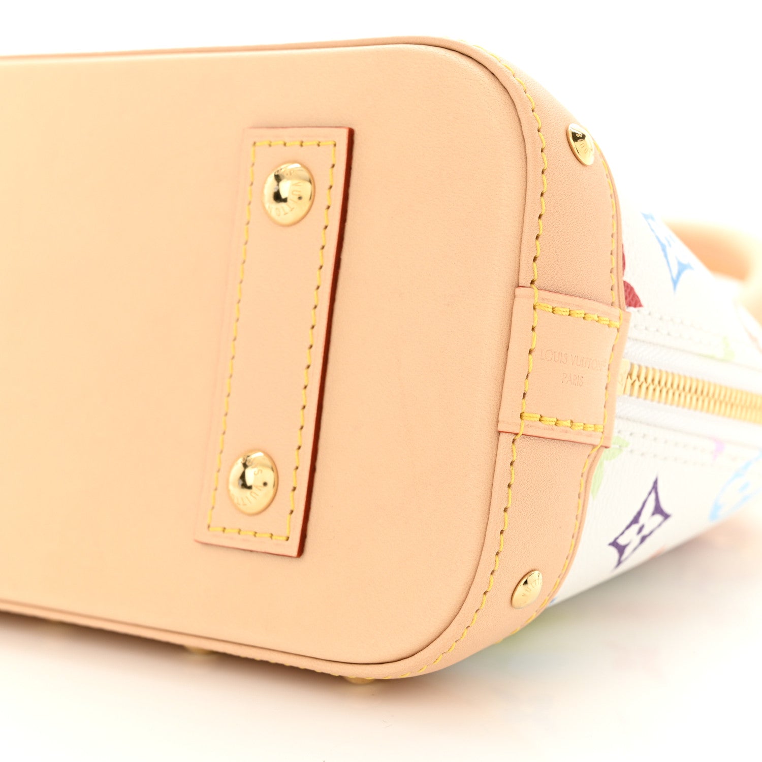 Louis Vuitton LV x TM Monogram Multicolor Alma BB White 9 of 10