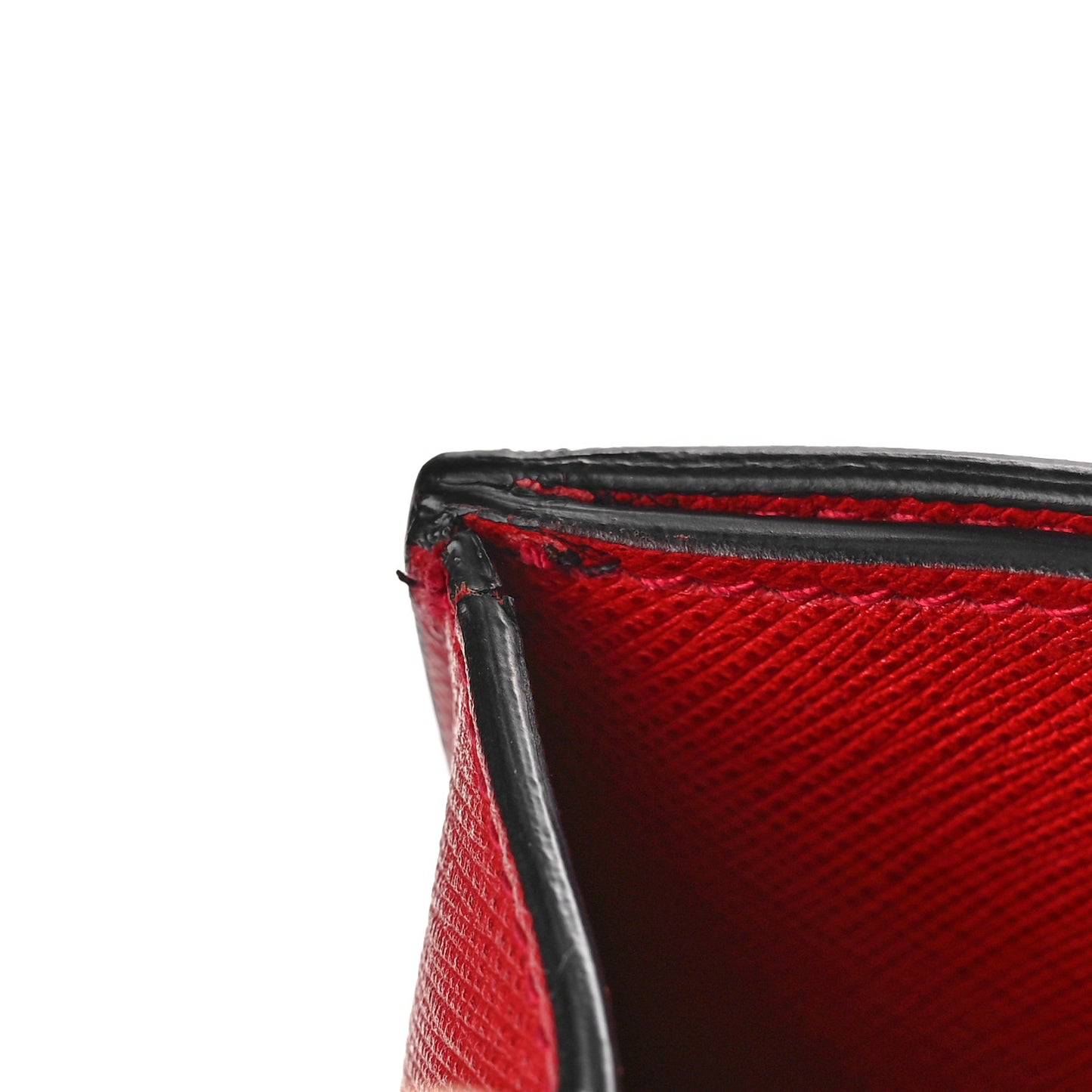 Saffiano Soft Triple Pocket Tote Rosso
